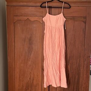 A New Day Peach Spaghetti Strap Maxi Dress